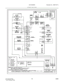07 - Wiring Diagram parts for Electrolux Range GCFI3060BFB from AppliancePartsPros.com
