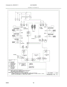 06 - Wiring Schematic parts for Electrolux Range GCFI3060BFB from AppliancePartsPros.com