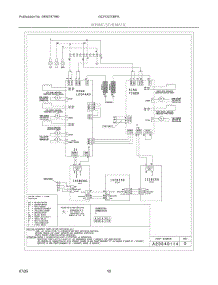 06 - Wiring Schematic parts for Electrolux Range GCFI3070BFA from AppliancePartsPros.com