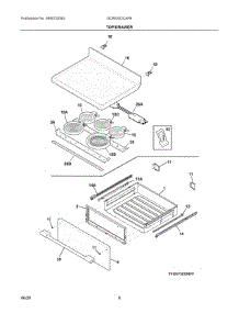 04 - Top / Drawer parts for Electrolux Range GCRE302CAFB from AppliancePartsPros.com