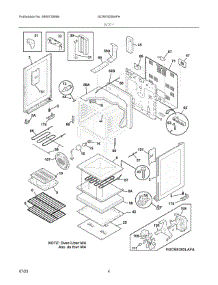 03 - Body parts for Electrolux Range GCRE3038AFH from AppliancePartsPros.com