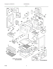 03 - Body parts for Electrolux Range GCRE3060ADG from AppliancePartsPros.com