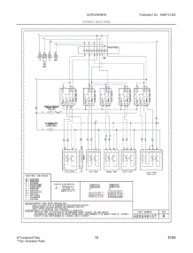 07 - Wiring Diagram parts for Electrolux Range GCRE3060BFB from AppliancePartsPros.com