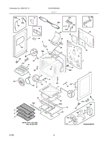 04 - Body parts for Electrolux Range GCRG3060ADD from AppliancePartsPros.com