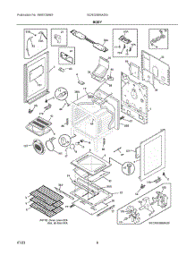 04 - Body parts for Electrolux Range GCRG3060ADG from AppliancePartsPros.com