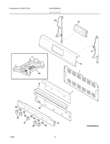 02 - Backguard parts for Electrolux Range GCRG3060AFG from AppliancePartsPros.com