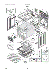 04 - Body parts for Electrolux Range GCRG3060BFA from AppliancePartsPros.com