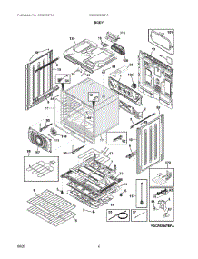 03 - Body parts for Electrolux Range GCRI3060BFA from AppliancePartsPros.com