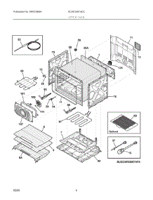 03 - Upper Oven parts for Electrolux Wall Oven GCWD3067ADC from AppliancePartsPros.com