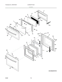 05 - Doors parts for Electrolux Microwave GCWM2767ADH from AppliancePartsPros.com