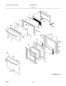 05 - Doors parts for Electrolux Microwave GCWM2767AFG from AppliancePartsPros.com