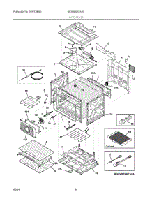 04 - Lower Oven parts for Electrolux Microwave GCWM3067ADC from AppliancePartsPros.com