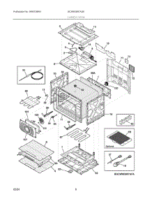 04 - Lower Oven parts for Electrolux Microwave GCWM3067ADE from AppliancePartsPros.com