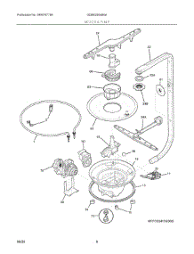 05 - Motor & Pump parts for Electrolux Washer GDBE250AB0A from AppliancePartsPros.com