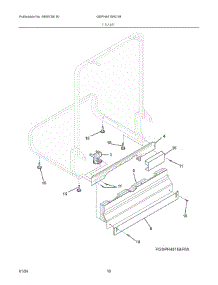 06 - Frame parts for Electrolux Washer GDPH4515AD1B from AppliancePartsPros.com