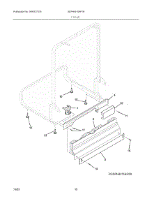 06 - Frame parts for Electrolux Washer GDPH4515AF1B from AppliancePartsPros.com
