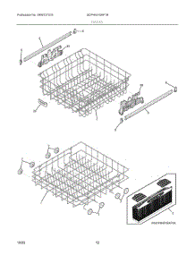 07 - Racks parts for Electrolux Washer GDPH4515AF1B from AppliancePartsPros.com