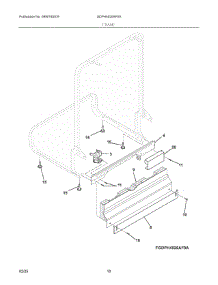 06 - Frame parts for Electrolux Washer GDPH4525AF0A from AppliancePartsPros.com