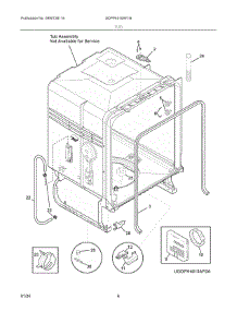 04 - Tub parts for Electrolux Washer GDPP4515AF1B from AppliancePartsPros.com