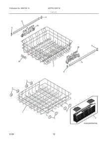 07 - Racks parts for Electrolux Washer GDPP4515AF1B from AppliancePartsPros.com