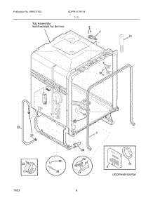 04 - Tub parts for Electrolux Washer GDPP4517AF1B from AppliancePartsPros.com