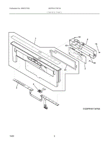02 - Control Panel parts for Electrolux Washer GDPP4517AF1B from AppliancePartsPros.com