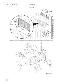 07 - System parts for Electrolux Refrigerator GDR22CWLF2 from AppliancePartsPros.com