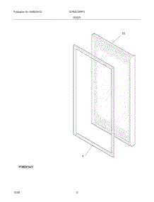 03 - Door parts for Electrolux Refrigerator GDR22CWRF2 from AppliancePartsPros.com