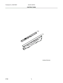 02 - Control Panel parts for Electrolux Washer GDSH4735AF0A from AppliancePartsPros.com