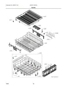 07 - Racks parts for Electrolux Washer GDSP4715AF0A from AppliancePartsPros.com