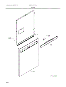 03 - Door parts for Electrolux Washer GDSP4715AF0A from AppliancePartsPros.com