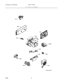 04 - Electrical Equipment parts for Electrolux Dishwasher GDSP471TAF0A from AppliancePartsPros.com