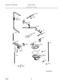 05 - Hydraulic System parts for Electrolux Dishwasher GDSP471TAF0A from AppliancePartsPros.com