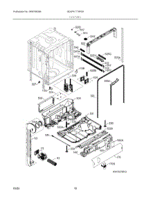 06 - Housing parts for Electrolux Dishwasher GDSP471TAF0A from AppliancePartsPros.com