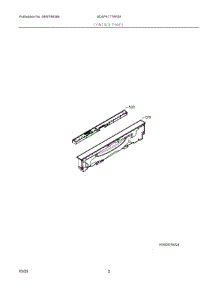 02 - Control Panel parts for Electrolux Dishwasher GDSP471TAF0A from AppliancePartsPros.com