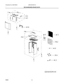 02 - Recommended Spare Parts parts for Electrolux GHDD5035W100 from AppliancePartsPros.com