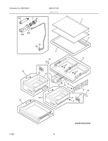 05 - Shelves parts for Electrolux Refrigerator GRBN2012AF from AppliancePartsPros.com