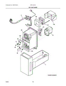 08 - Ice Container parts for Electrolux Refrigerator GRFC2353AD0 from AppliancePartsPros.com