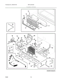 06 - Cooling System parts for Electrolux Refrigerator GRFC2353AD5 from AppliancePartsPros.com