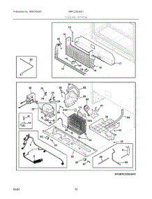 06 - Cooling System parts for Electrolux Refrigerator GRFC2353AD7 from AppliancePartsPros.com