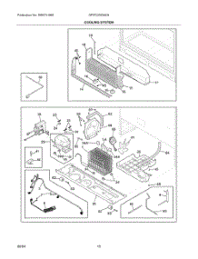 06 - Cooling System parts for Electrolux Refrigerator GRFC2353AD9 from AppliancePartsPros.com