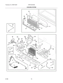 06 - Cooling System parts for Electrolux Refrigerator GRFC2353ADB from AppliancePartsPros.com