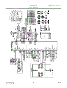 11 - Wiring Diagram parts for Electrolux Refrigerator GRFC2353ADE from AppliancePartsPros.com