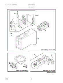 09 - Ice Maker parts for Electrolux Refrigerator GRFC2353ADG from AppliancePartsPros.com
