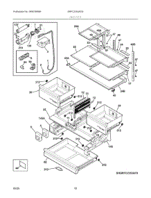 05 - Shelves parts for Electrolux Refrigerator GRFC2353ADG from AppliancePartsPros.com