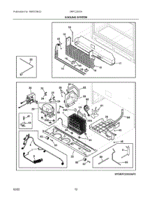 06 - Cooling System parts for Electrolux Refrigerator GRFC2353AF0 from AppliancePartsPros.com