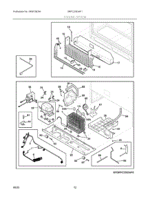 06 - Cooling System parts for Electrolux Refrigerator GRFC2353AF1 from AppliancePartsPros.com