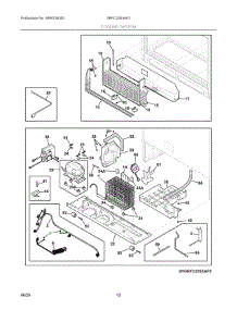 06 - Cooling System parts for Electrolux Refrigerator GRFC2353AF3 from AppliancePartsPros.com