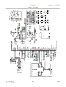 11 - Wiring Diagram parts for Electrolux Refrigerator GRFC2353AF3 from AppliancePartsPros.com
