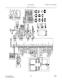 11 - Wiring Diagram parts for Electrolux Refrigerator GRFC2353AF4 from AppliancePartsPros.com